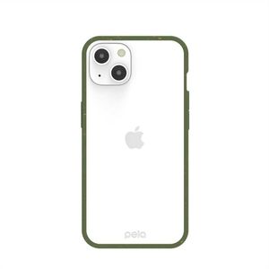 Pela Clear iPhone 13 Case with Forest Floor Ridge